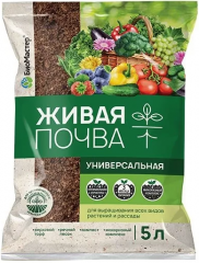 Грунт Живая почва,универсальная,5 л. Биомастер в #REGION_NAME_DECLINE_PP#