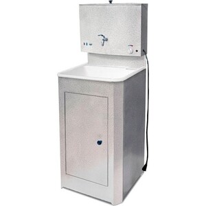 Умывальник "Акватекс"(бак антикорроз.  с ЭВН+ пластик. мойка)(белый,медьсеребро,лагуна,белое золото) в Комсомольске-на-Амуре