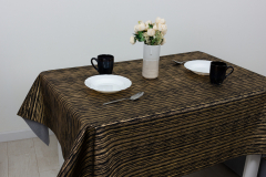 Клеенка PU Shine 140 см Нити золота на черном в #REGION_NAME_DECLINE_PP#