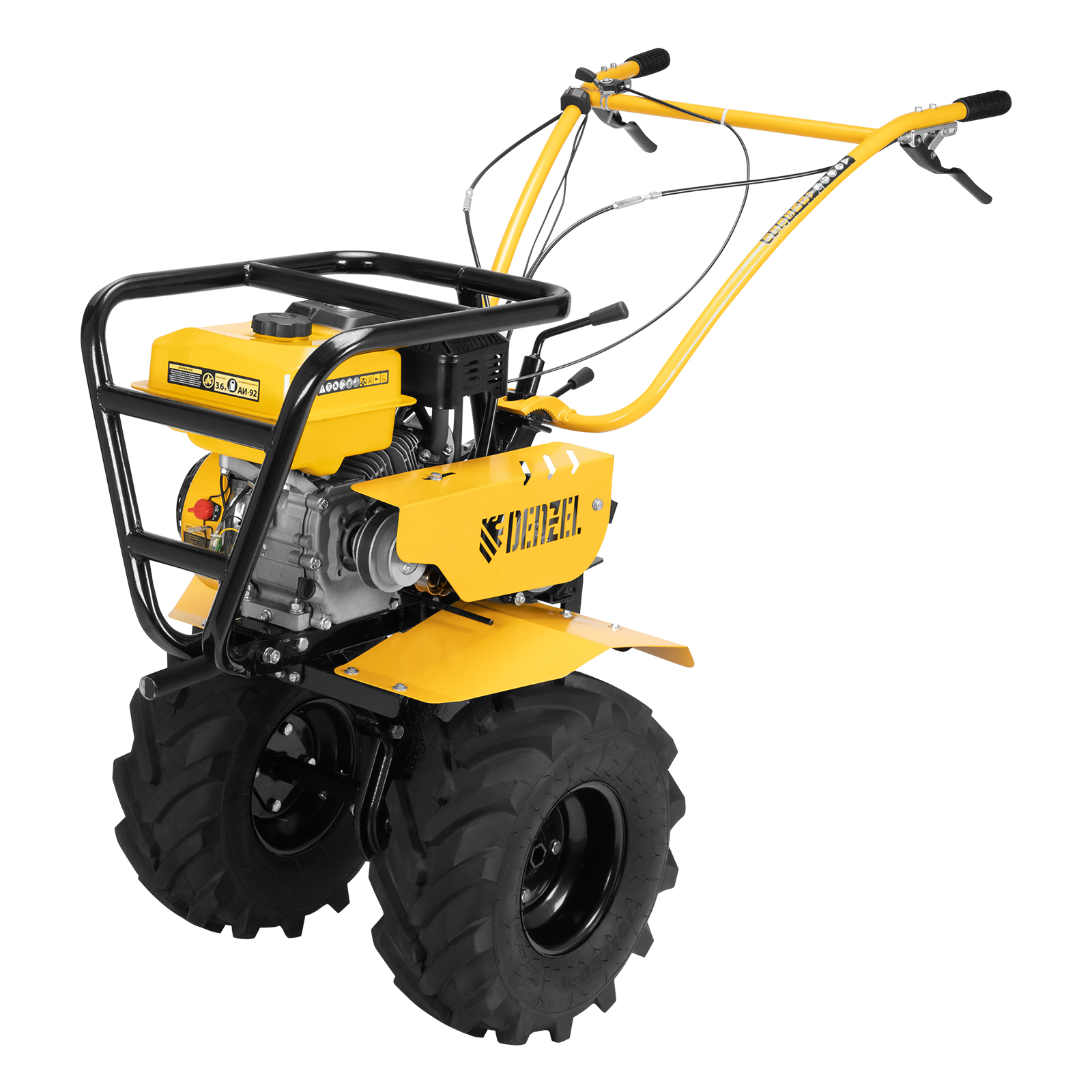 Мотоблок DPT-470S-PRO,7л.с.ремен.сцеп,фрез 3х4 ,ШОМ,передачи 4В/2Н//Denzel в Комсомольске-на-Амуре