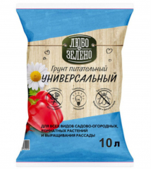 Грунт Любо-Зелено универсальный 10 л в Комсомольске-на-Амуре