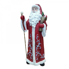 Фигура Деда Мороза с мешком подарков Н-40см полист в Комсомольске-на-Амуре