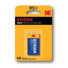 Батарейка Кодак  6LR61-1BL MAX SUPER Alkaline(K9V-1) в #REGION_NAME_DECLINE_PP#