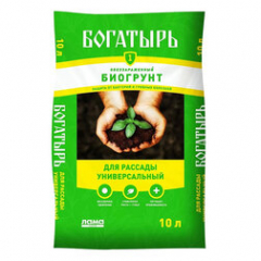 Грунт Био Богатырь "Для рассады универсальный"10 л Лама Торф в Комсомольске-на-Амуре
