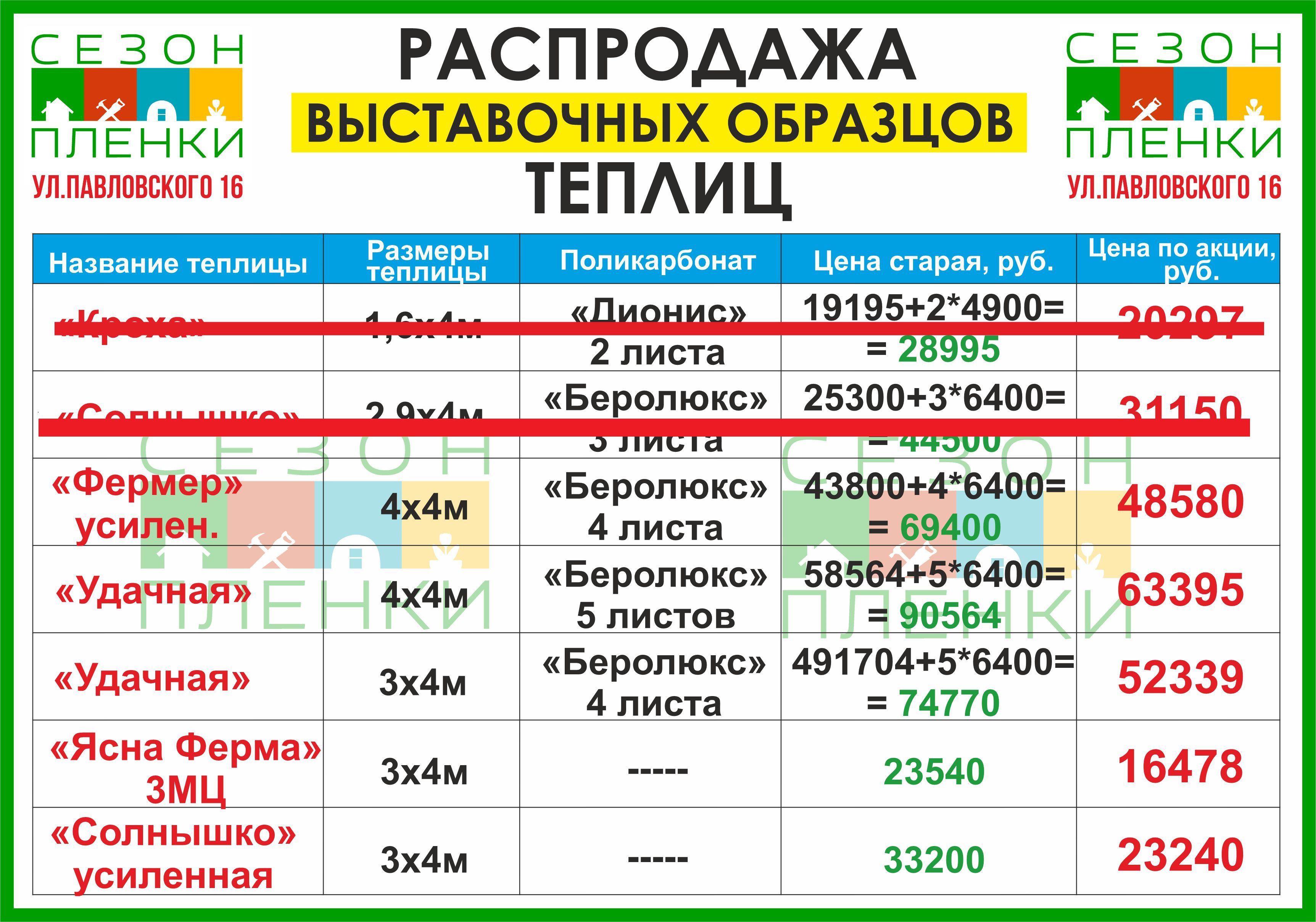 Теплица "Удачная"3,0,0х6м в Комсомольске-на-Амуре