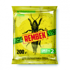 Рембек экструдированная гранула (от медведки) 200 г (30шт) в #REGION_NAME_DECLINE_PP#
