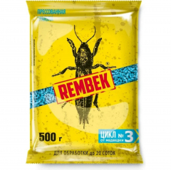 Рембек прессованная гранула (от медведки) 500 г (20шт) в #REGION_NAME_DECLINE_PP#